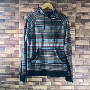 MENS BEAUTIFUL GIANT TRIBAL LIGHT HOODIE SWEATSHIRT SIZE S